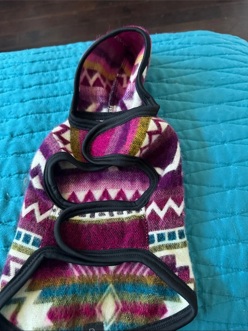 Aztec Woven Blanket Dog Jacket Coat Toy Breed